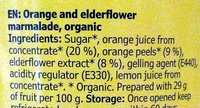 Marmelad Apelsin & Fläder - Ingredienti - en