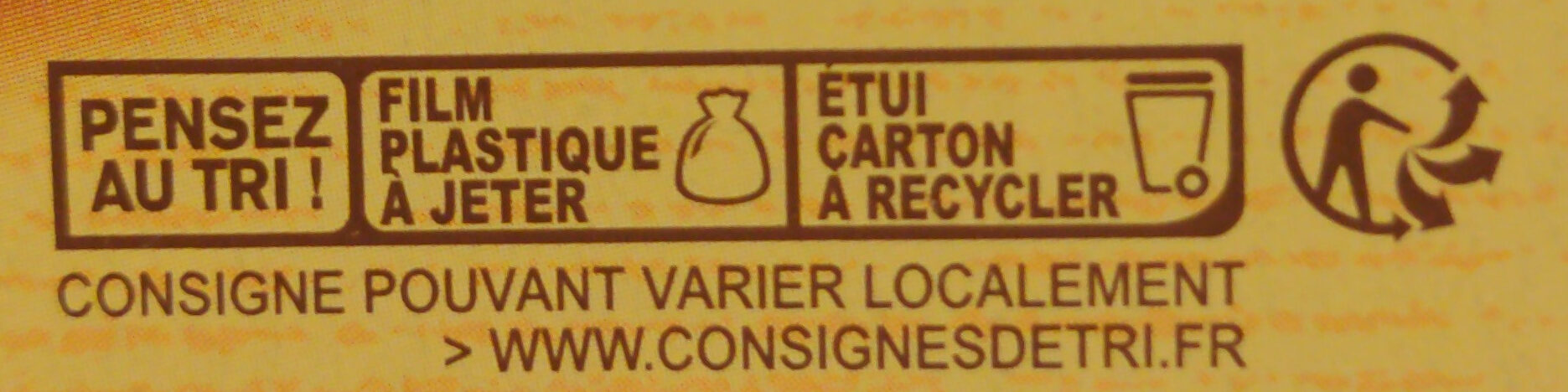 galette St Michel - Istruzioni per il riciclaggio e/o informazioni sull'imballaggio - fr