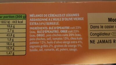 VeggissiMmm! Mix Céréales - Orge, Épeautre, Pois Chiches et légumes gourmands - Ingredienti - fr