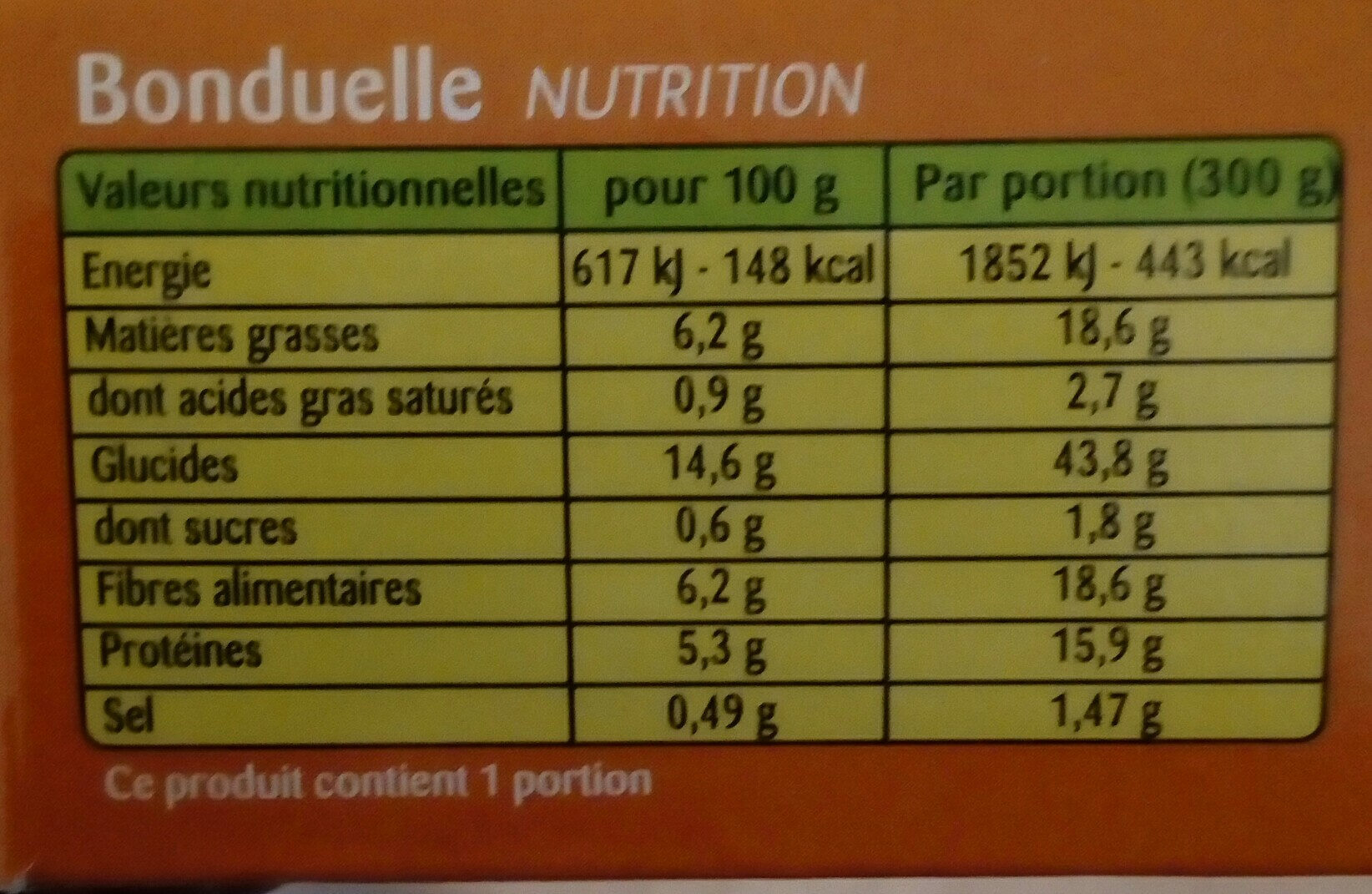 VeggissiMmm! Mix Céréales - Orge, Épeautre, Pois Chiches et légumes gourmands - Valori nutrizionali - fr