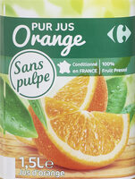 100% pur jus jus d'orange sans pulpe - Prodotto - fr
