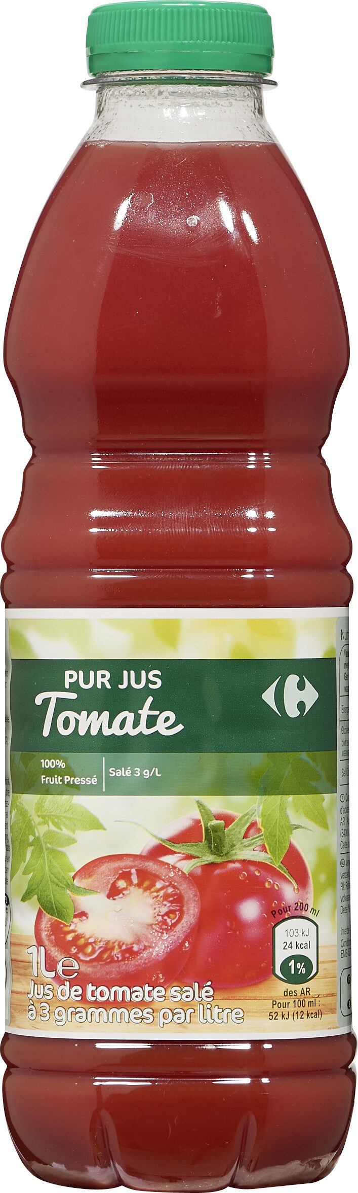 100% pur jus jus de tomate - Prodotto - fr