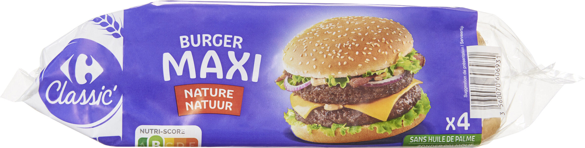 Burger maxi nature - Prodotto - fr