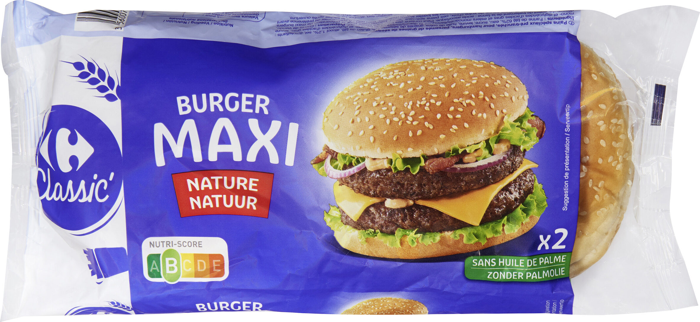 Burger Maxi Nature - Prodotto - fr