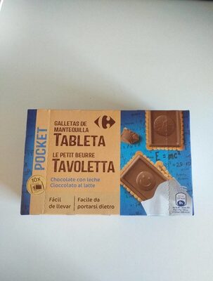 PARA LLEVAR GALLETAS DE MANTEQUILLA TABLETA Chocolate con leche - Prodotto - it