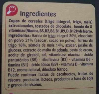 Choco Curlz - Ingredienti - fr