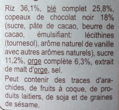 Stylesse CHOCOLAT AU LAIT - Ingredienti - fr