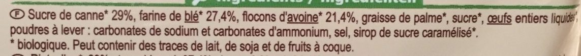 Biscuits Croustillants - Ingredienti - fr
