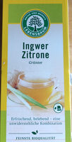 Grüntee Ingwer Zitrone - Prodotto - de