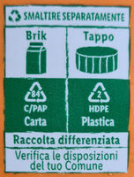 Jus d'orange à base de concentré - Istruzioni per il riciclaggio e/o informazioni sull'imballaggio - it