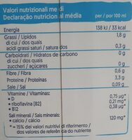 Soja ohne Zucker - Valori nutrizionali - fr