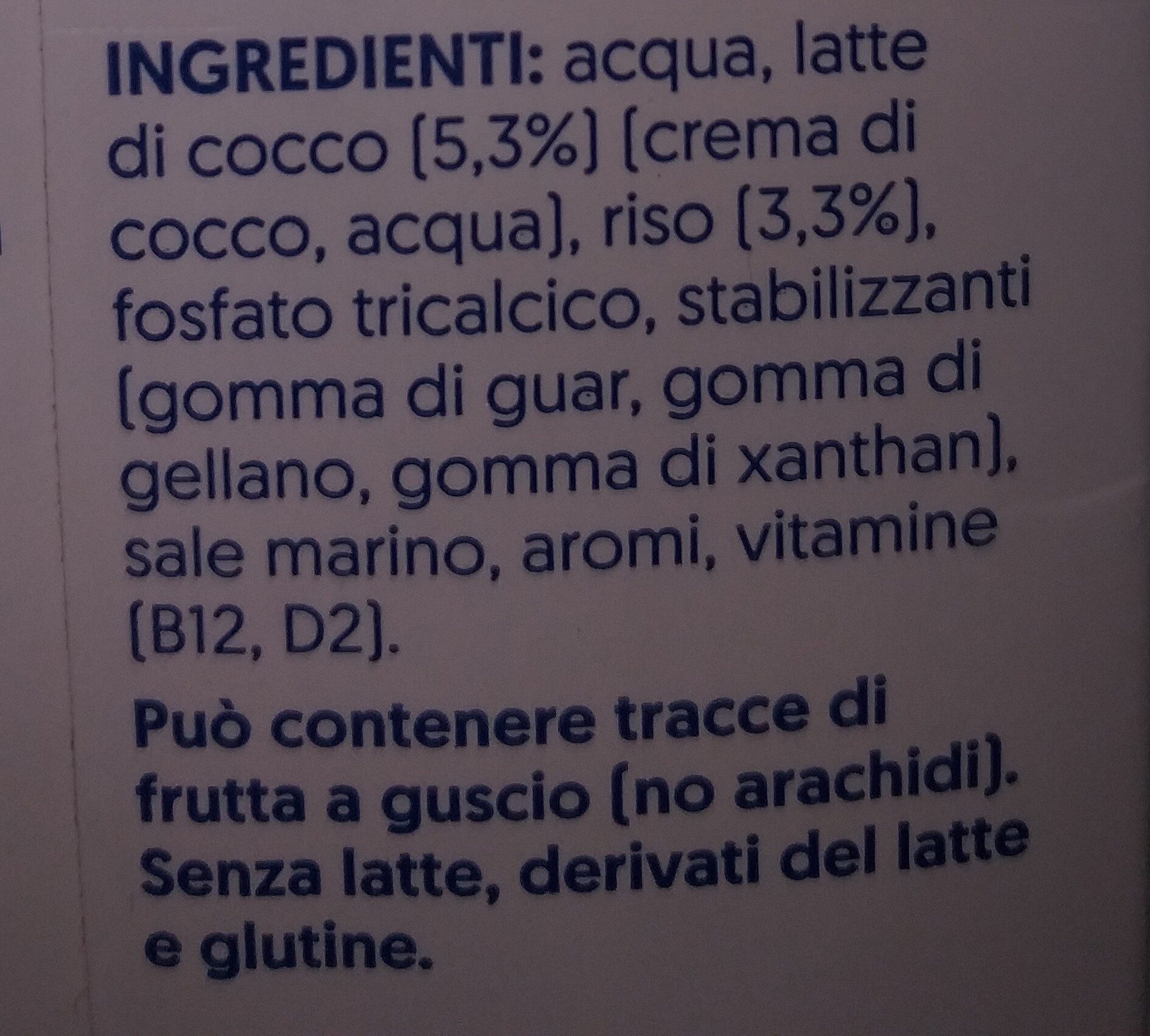 Kokosnuss - Ingredienti - it