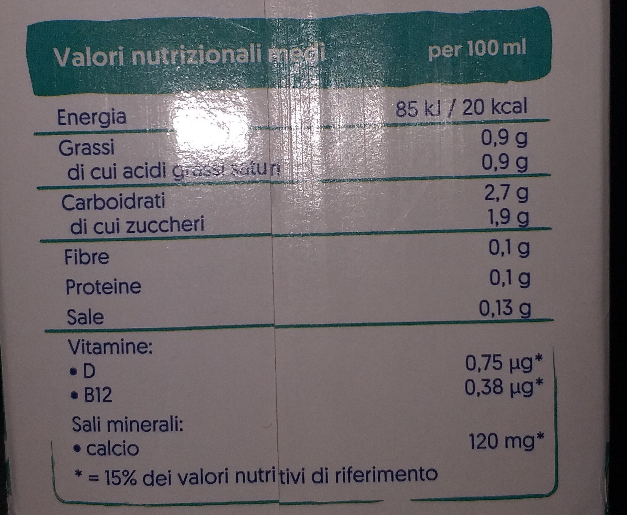Kokosnuss - Valori nutrizionali - it
