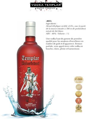 Vodka Templar Red - Prodotto - fr