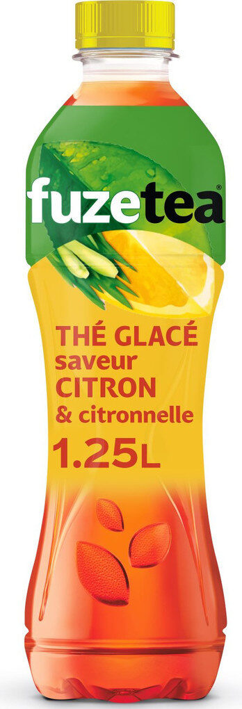 Thé noir glacé saveur citron & citronnelle - Prodotto - fr