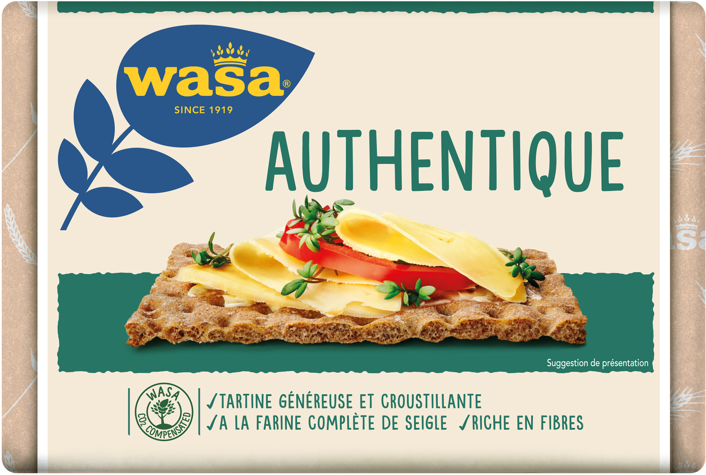Wasa tartine croustillante authentique au seigle 275g - Prodotto - fr