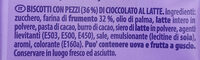 XL Cookie choco - Ingredienti - en