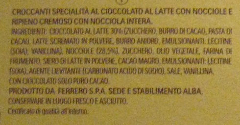 Ferrero Rocher - Ingredienti - it