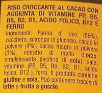 Cocoa Rice UNES! - Ingredienti - it