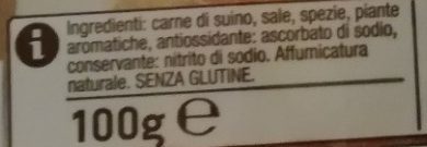 Speck Alto Adige IGP - Ingredienti - it