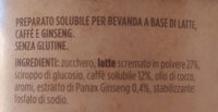 Ginseng & Caffè solubile - Ingredienti - it