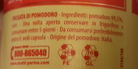 Passata di Pomodoro - Ingredienti - it
