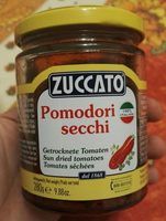 Pomodori secchi (Tomates séchées) 280 g - Zuccato - Valori nutrizionali - fr