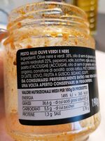 Pesto alla Toscana - Valori nutrizionali - it
