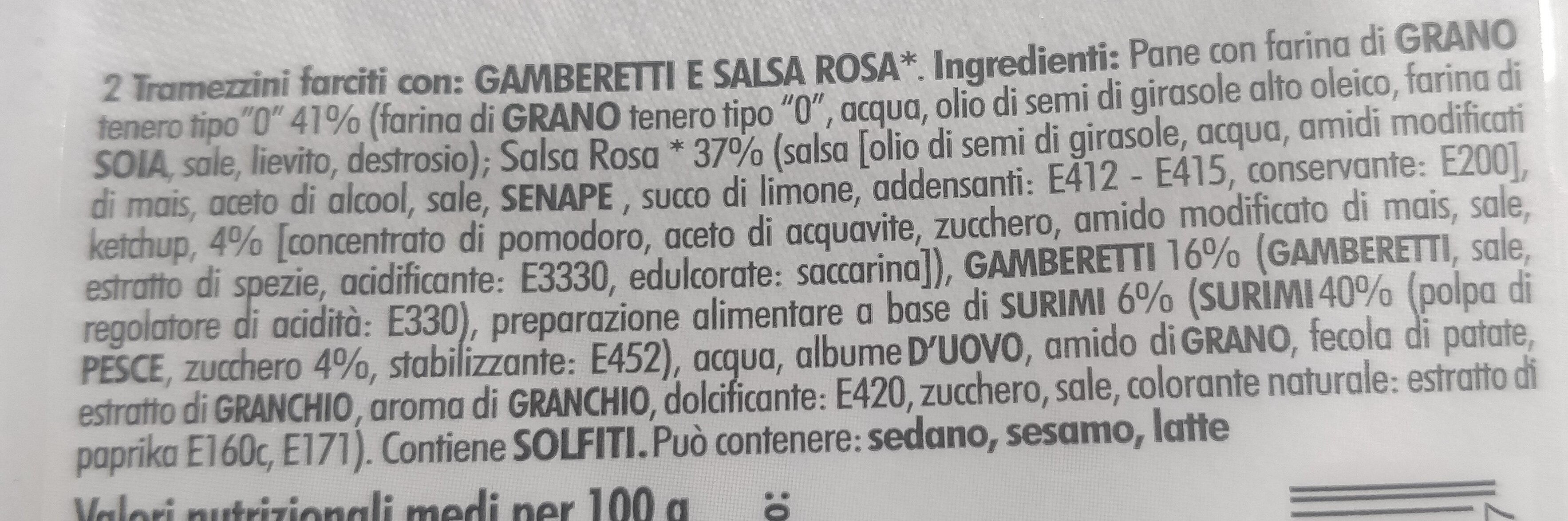 Tramezzino - Ingredienti - it