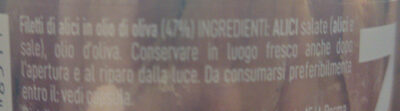 Filetti di alici - Ingredienti - it