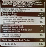 Motta tartufone ciocco nocciola - Valori nutrizionali - it