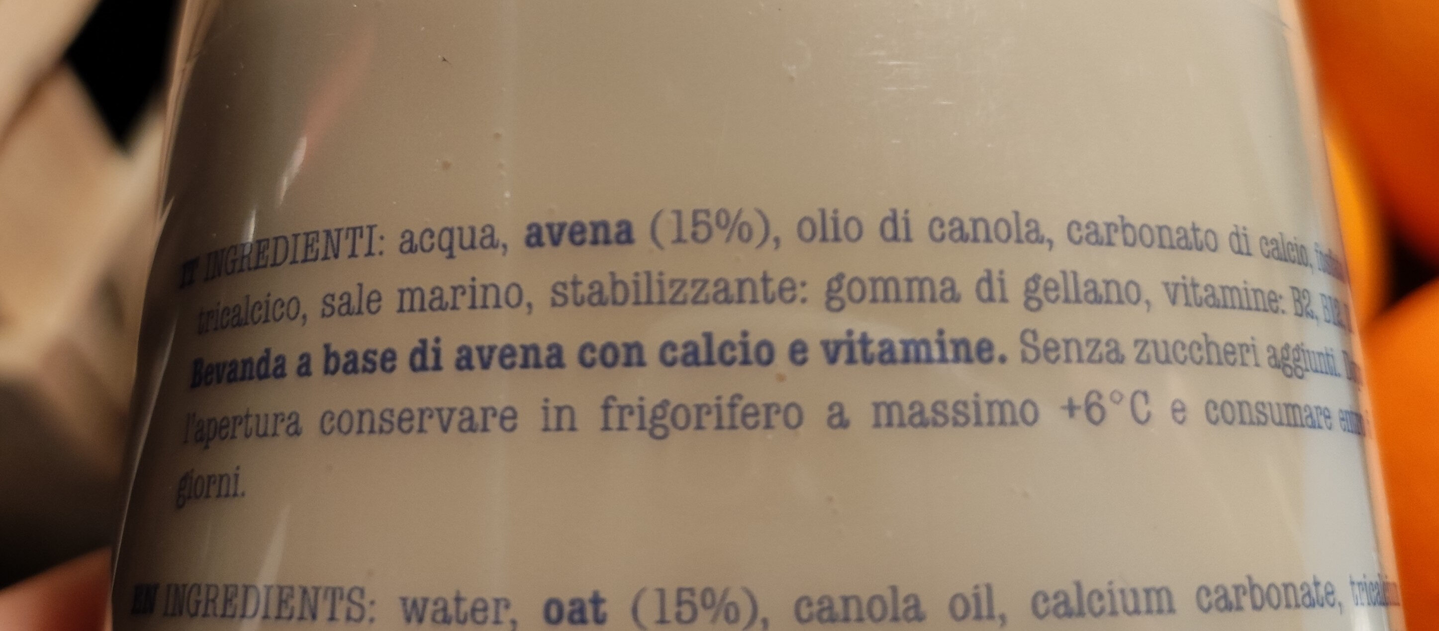 Avena Original - Ingredienti - it