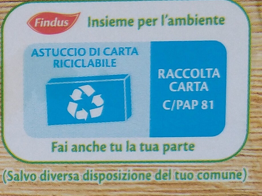 10 bastoncini con omega 3 - Istruzioni per il riciclaggio e/o informazioni sull'imballaggio - it