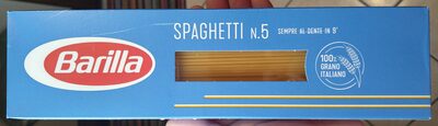 Barilla pates spaghetti n°5 500g - Prodotto - it