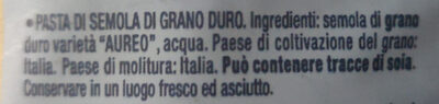 Tortiglioni 500g voiello 2015 - Ingredienti - it