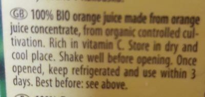 Pfanner Bio Orange 100% 1LTR - 1